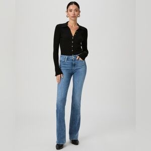 PAIGE High Rise Laurel Canyon Bootcut Jean Women's Size 28
